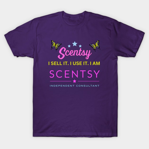 i sell it, i use it, i am scentsy independent consultant T-Shirt by scentsySMELL